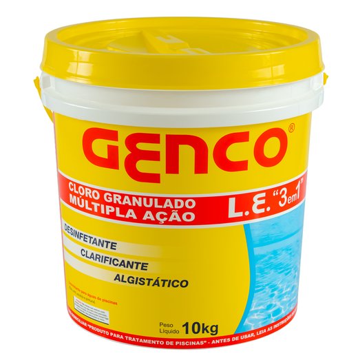 Cloro Granulado Múltipla Ação 3 em 1 L.E. — Genco